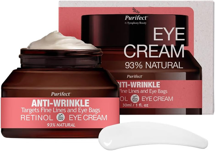 Purifect Anti-Wrinkle Retinol Eye Cream Anti-Ageing Eye Cream - 30ml |بيوريفكت كريم عين بالريتينول مضاد للتجاعيد ومضاد لعلامات التقدم في العمر - 30 مل