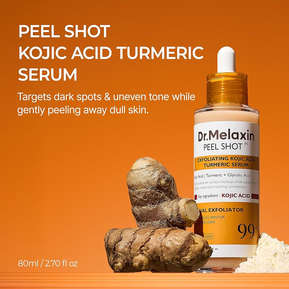 Dr.Melaxin Peel Shot Exfoliating Kojic Acid Turmeric Spray - 200ml | د. ميلكاسين رذاذ تقشير كوجيك أسيد بالكركم - 200مل #2