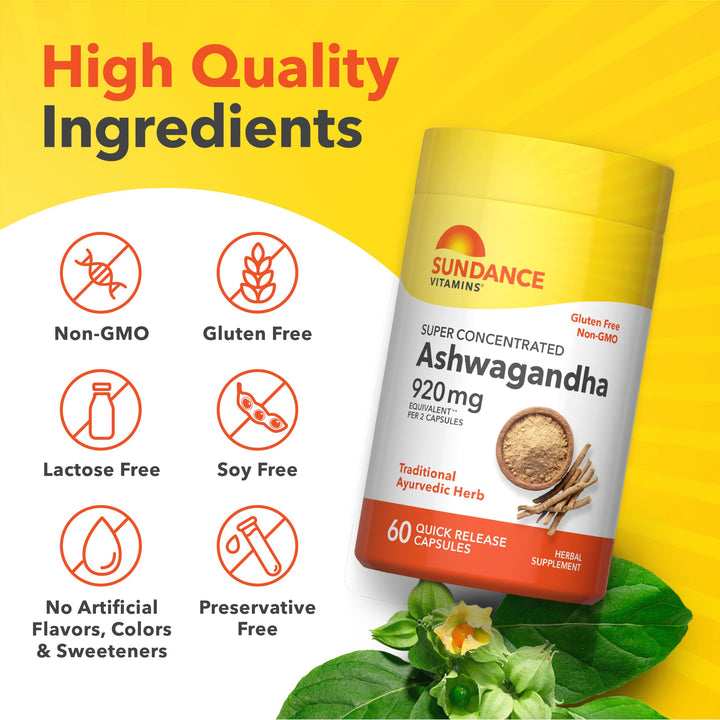Sundance Ashwagandha Extra Strength 3000mg - 60 Quick Release CAPSULAS - 60 كبسولة | سان داينس مكمل عشبي أشواغاندا 3000 ملغ - 60 كبسولة #4