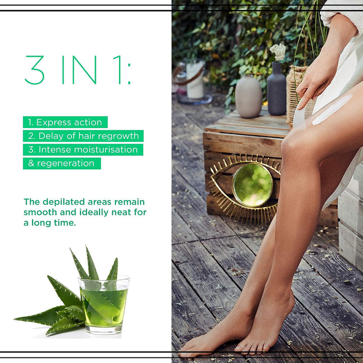 Express Delicate Depilatory Cream Aloe Vera - 125ml | Kêmkirina porê bi aloe vera - 125 ml