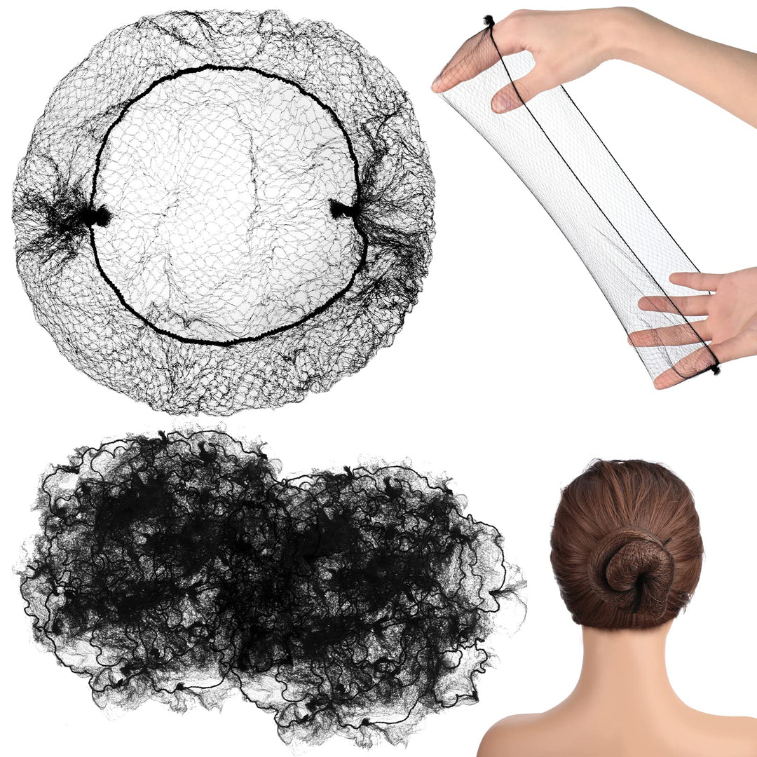 Tools & Cases Black Hair Ties - 10 pcs | شبكة للشعر - 10 قطع