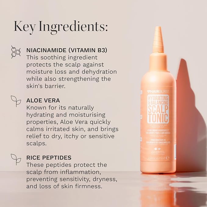 HAIR BURST HYDRATING & BALANCING SCALP TONIC SERUM - 100ml | هيربيرست تونر سيروم مرطب وموازن لفروة الرأس – 100 مل