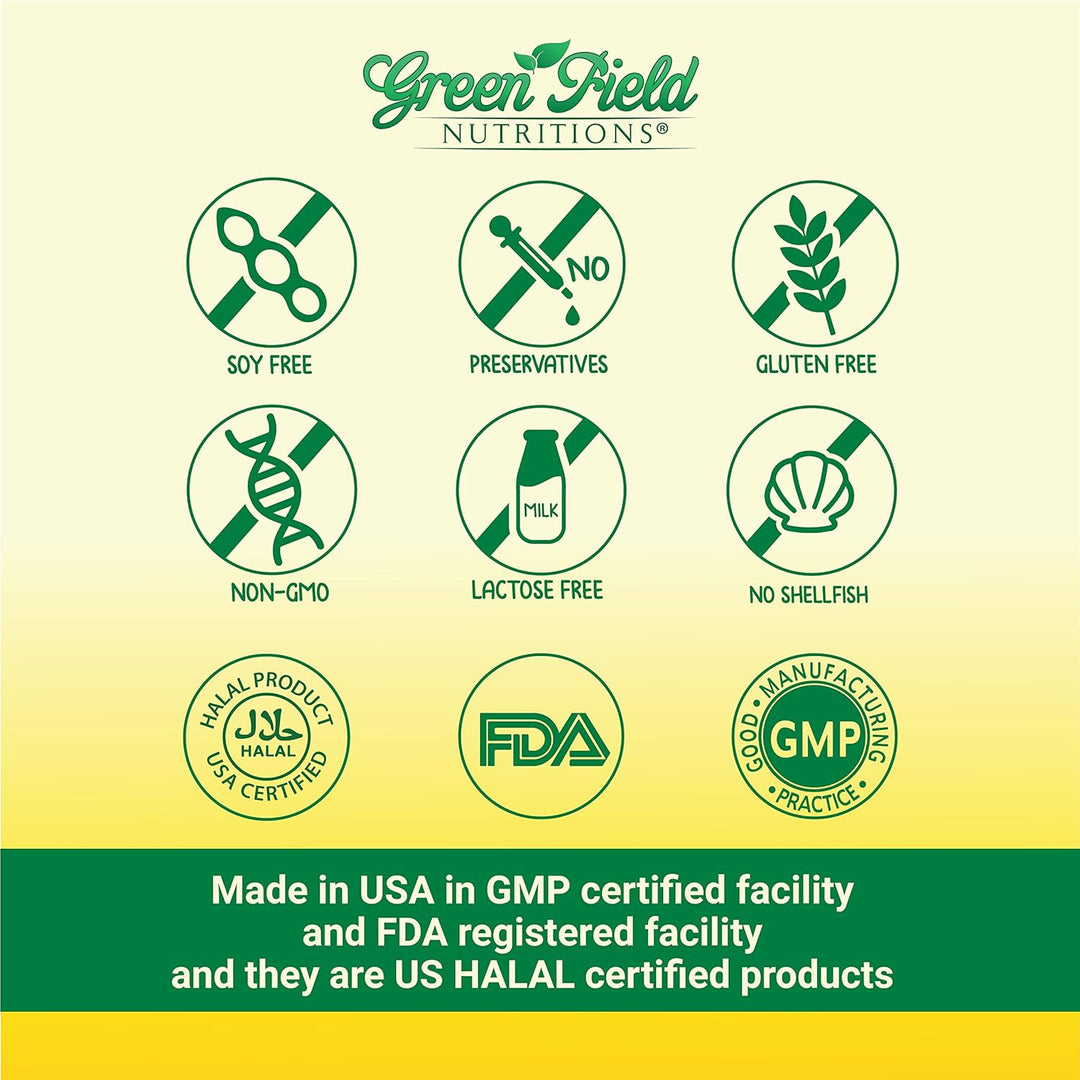 Green Field Nutritions - Fish Oil Omega 3 - 120 softgels | جرين فيلد كبسولات زيت السمك اوميغا3 - 120 كبسولة