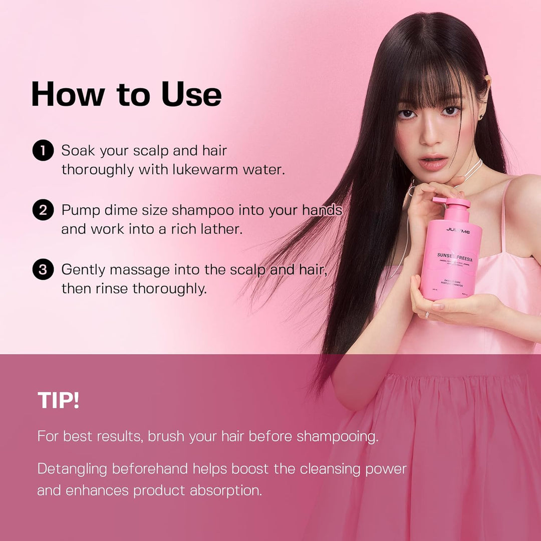 JULYME Damage Care Perfume Shampoo Full Bloom - 500ml | يوليومي شامبو للشعر التالف فول بلوم - 500 مل