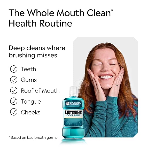 Listerine Cool Mint - 250ml | ليسترين بنكهة النعناع المنعش - 250 مل