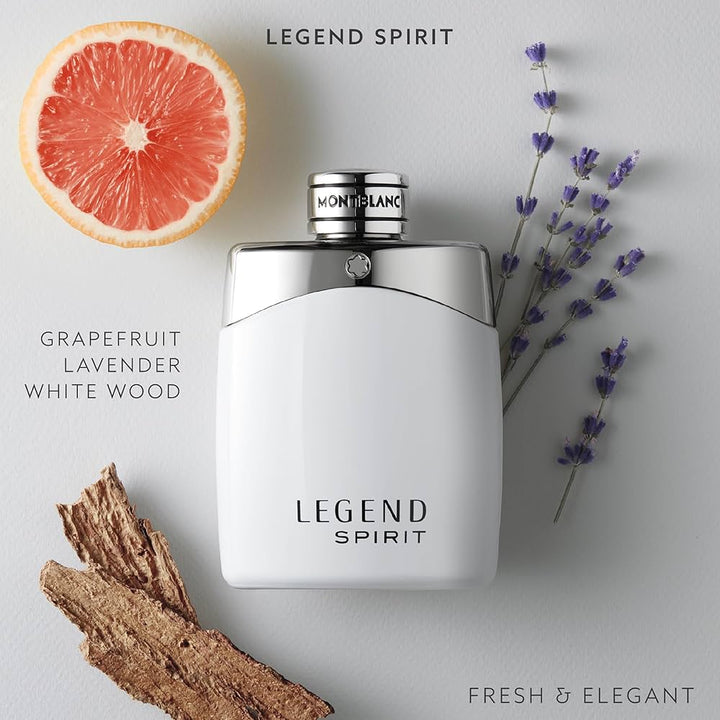 MONTBLANC Legend Spirit EDT - 100ml | مونت بلانك عطر ليجند سبيريت او دو تواليت للرجال - 100 مل