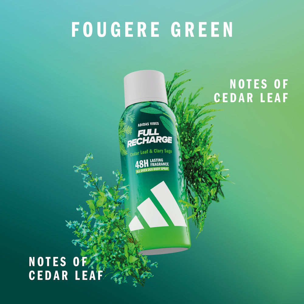 Adidas Vibes Full Recharge Deo Body Spray - 150ml | أديداس فيبز ريجارج بخاخ للجسم - 150مل #4