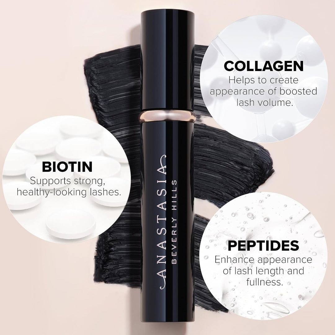 ANASTASIA BEVERLY HILLS Lash Sculpt Lengthening & Volumizing Mascara - 10ml | أنستازيا بيڤرلي هيلز – ماسكارا لَاش سكلبت لإطالة وتكثيف الرموش – 10 مل