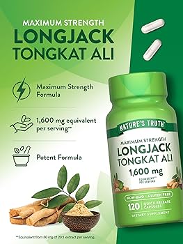 Nature's Truth Longjack Tongkat Ali 1600mg - 120 Quick Release Capsules - 120 كبسولة | نيتشرز تروث لونغ جاك تونغكات علي 1600 ملغ - 120 كبسولة #4