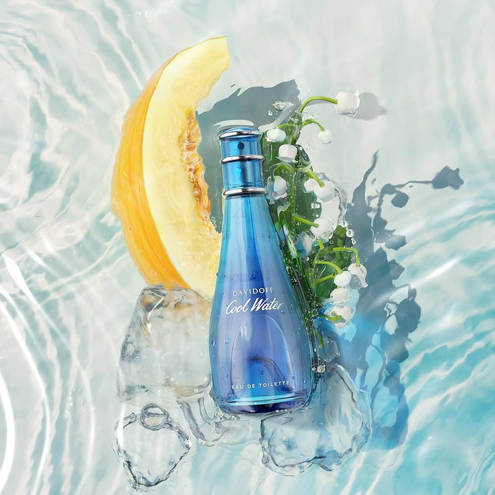 Davidoff Coolwater Women Eau De Toilette - 100ml | دافيدوف عطر  كول ووتر النسائي تواليت - 100مل