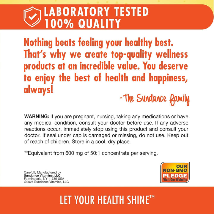 Sundance Cranberry 30000mg + Vitamin C - 60 Quick Release Capsules | ساندانس مستخلص التوت البري 30000 ملغ مع فيتامين سي - 60 كبسولة