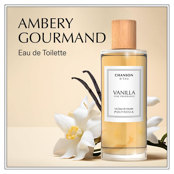 CHANSON Vanilla Polynesia Eau De Toilette - 100ml | شانسون عطر الفانيليا للنساء - 100 مل