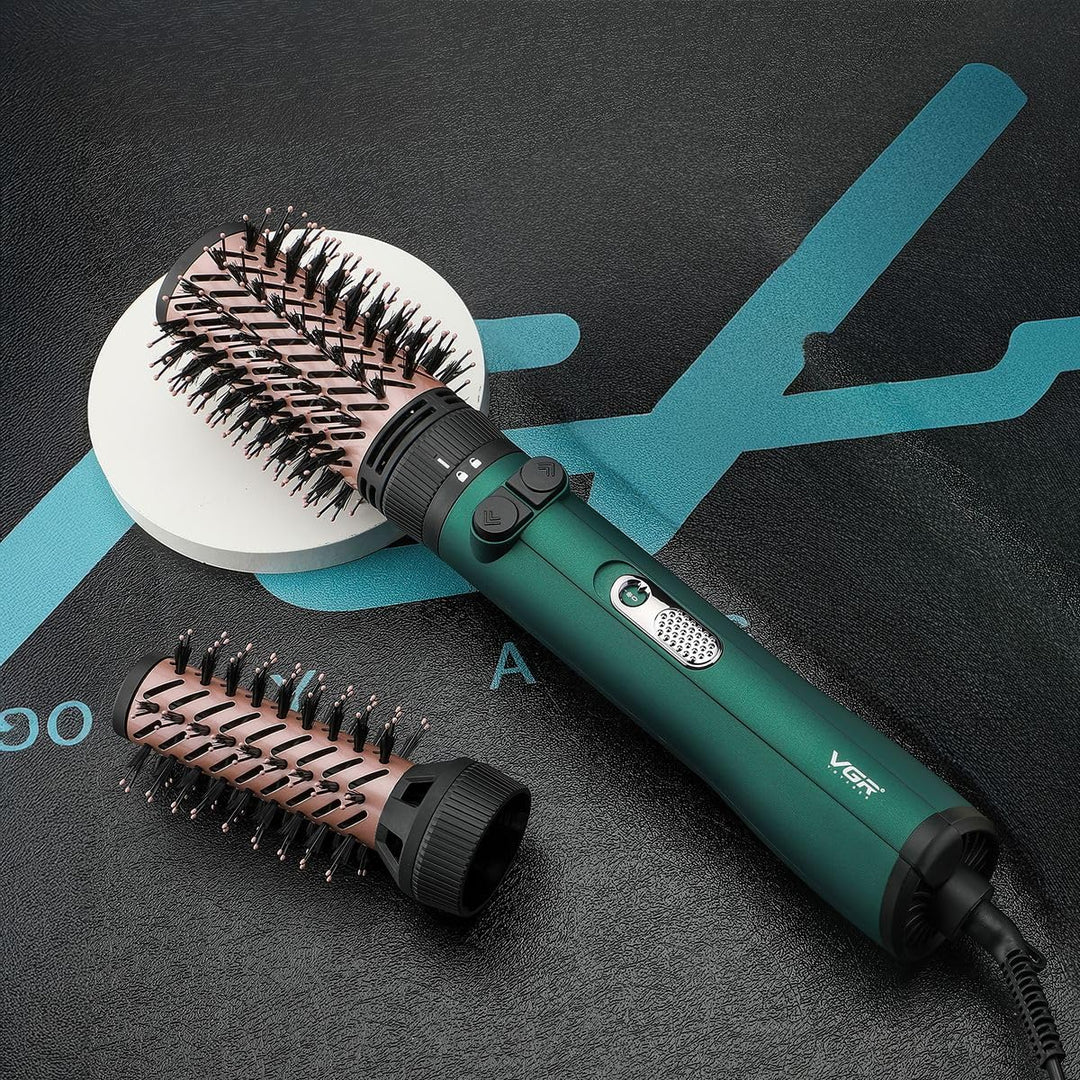 VGR Drying And Curling Rotate Left Of Right Max Powder 1200W Green | في جي ار جهاز تصفيف شعر 4 في 1 #5