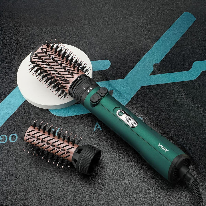 VGR Drying And Curling Rotate Left Of Right Max Powder 1200W Green | في جي ار جهاز تصفيف شعر 4 في 1 #5