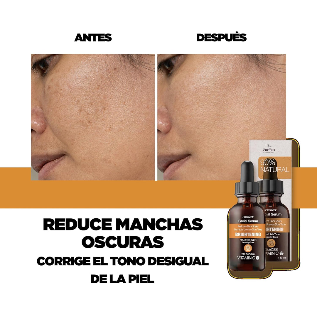 Purifect Brightening Vitamin C Facial Serum - 30ml | بيوريفكت سيروم وجه مضيء فيتامين سي - 30مل