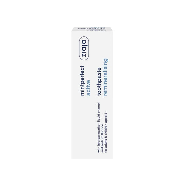 Ziaja Mintperfekt Activ toothpaste remineralizing - 75ml | جايا معجون اسنان للحماية من التسوس - 75 مل