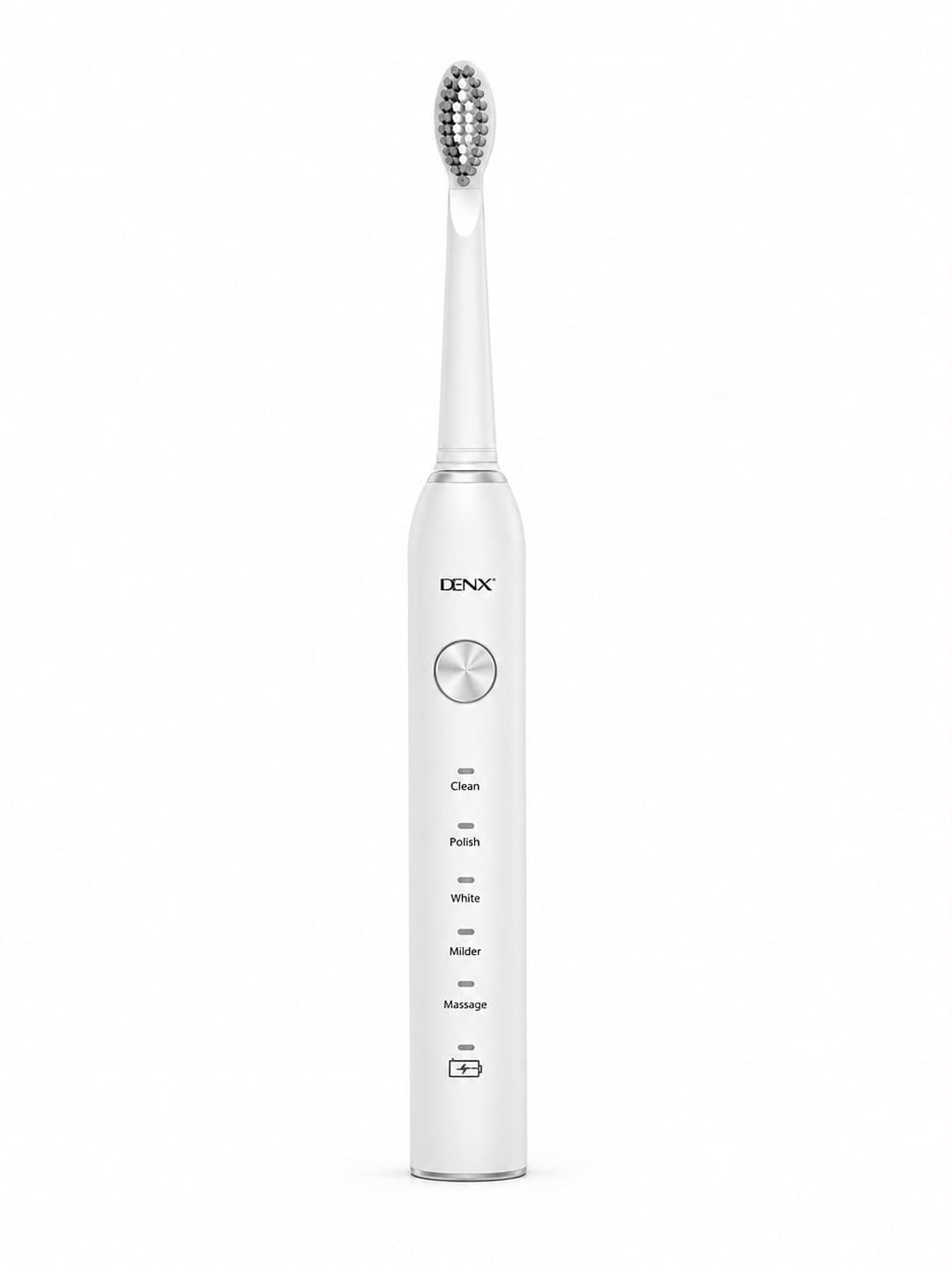 DENX Sonic Toothbrushes 4 Brush Heads | فرشاة أسنان سونيك كهربائية مع 4 رؤوس فرشاة