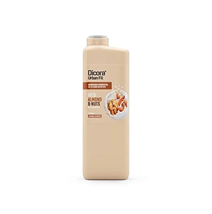 Dicora Nourishing Shower Gel Almond & Nuts - 750ml | ديكورا سائل الاستحمام باللوز والمكسرات - 750 مل
