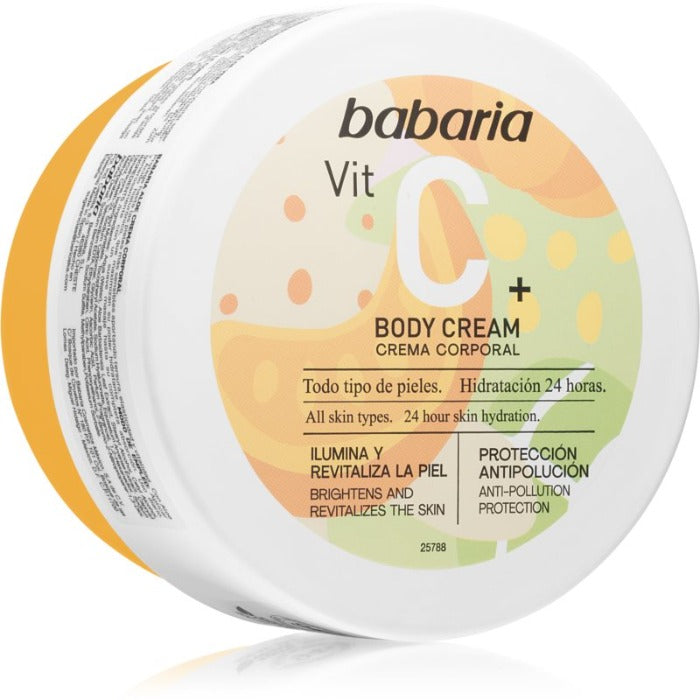 BABARIA Vitamin C Body Cream - 400ml | باباريا كريم للجسم بالفيتامين سي - 400 مل