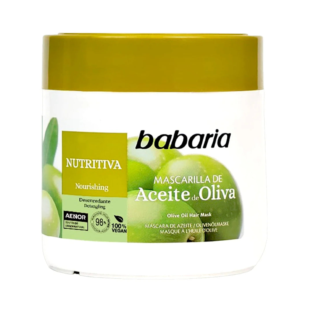 BABARIA Nourishing Olive Oil Mask - 400ml | باباريا ماسك للشعر بزيت الزيتون - 400 مل