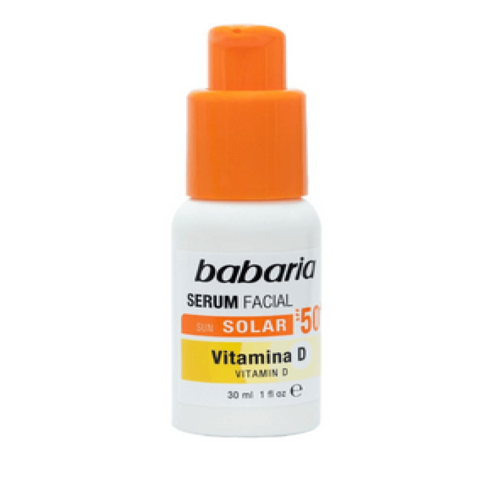 BABARIA Sun Solar Sérum Facial Vitamina D SPF 50+ - 30ml | باباريا سيروم واقي شمسي SPF 50+ - 30مل