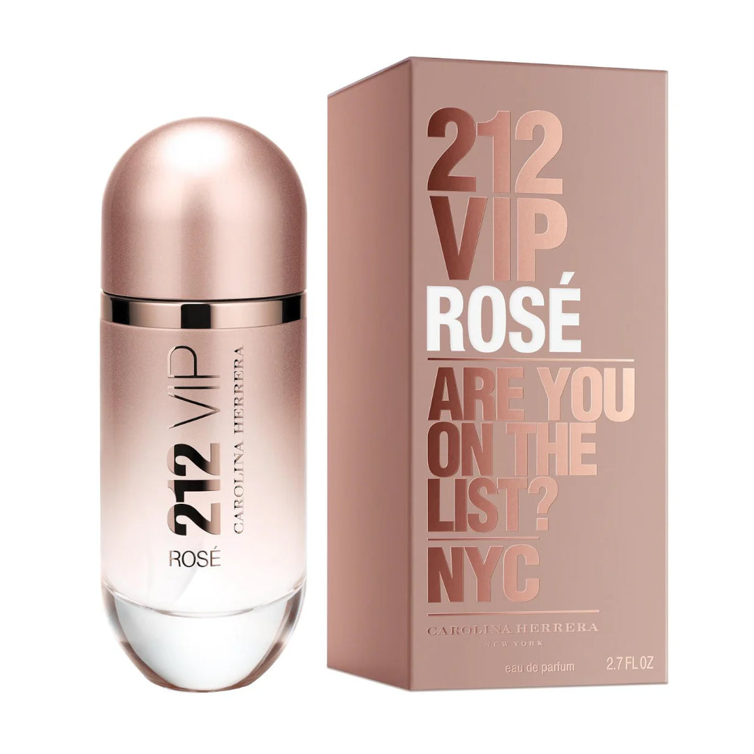 Carolina Herrera CH 212 VIP ROSE EDP WOMEN - 80ml | عطر كارولين هيريرا 212 روز او دو بارفام للنساء - 80 مل