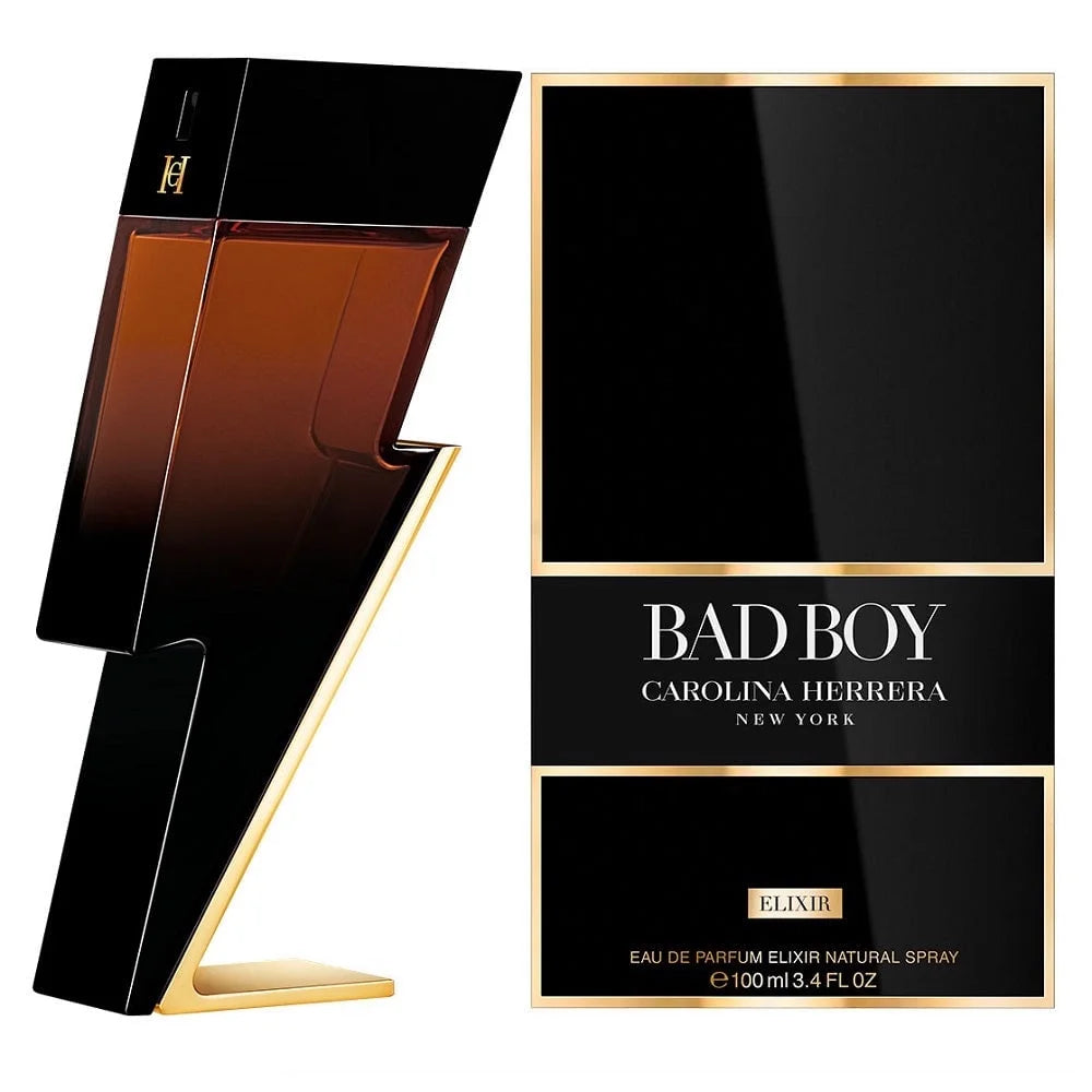 Carolina Herrera Bad Boy Elixir EDP - 100ml |  عطر كارولينا هيريرا باد بوي اليكسير للرجال 100 مل