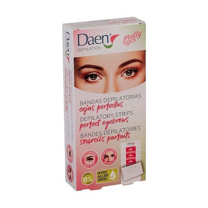 Daen Wax Strips for Perfect Eyebrows | داين شرائح إزالة شعر الحواجب المثالية