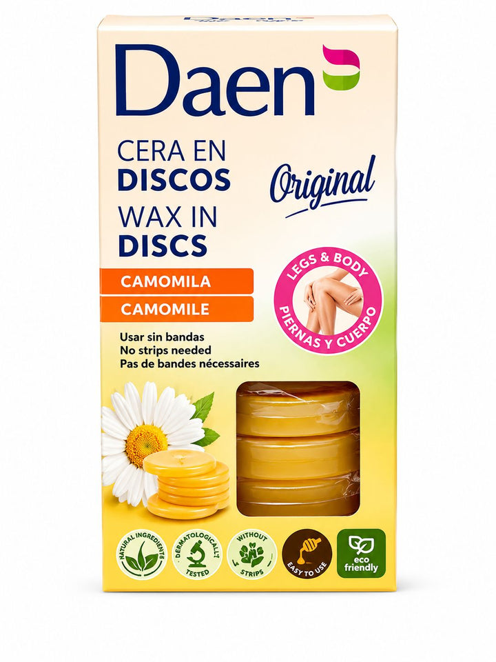Daen Cera En Discos Wax In Discs Camomila - 240g | داين شرائح شمع جسم كاموميل - 240غ