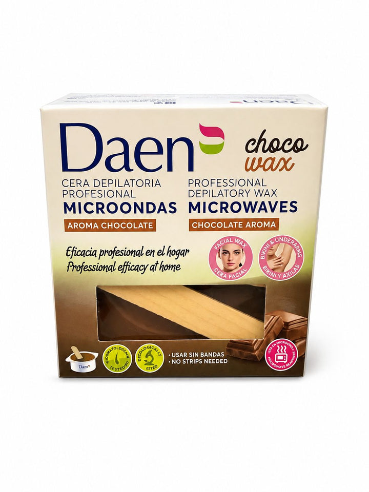 Daen Microondas wax Aroma Chocolate -90gr | داين شمع إزالة الشعر بالمايكرويف برائحة الشوكولاتة -90 غ
