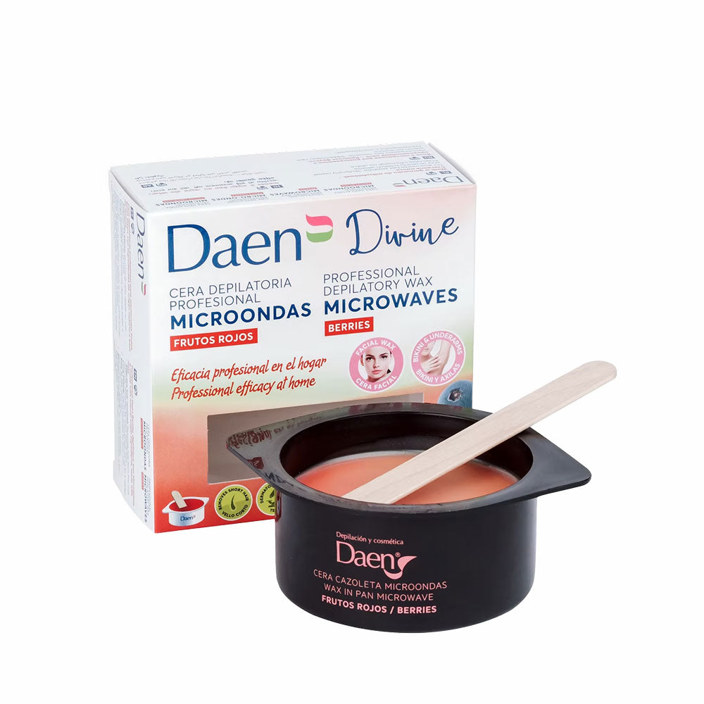 Daen Microwable wax Berries - 90gr | داين شمع إزالة الشعر بنظام التسخين في الميكروويف - 90غ