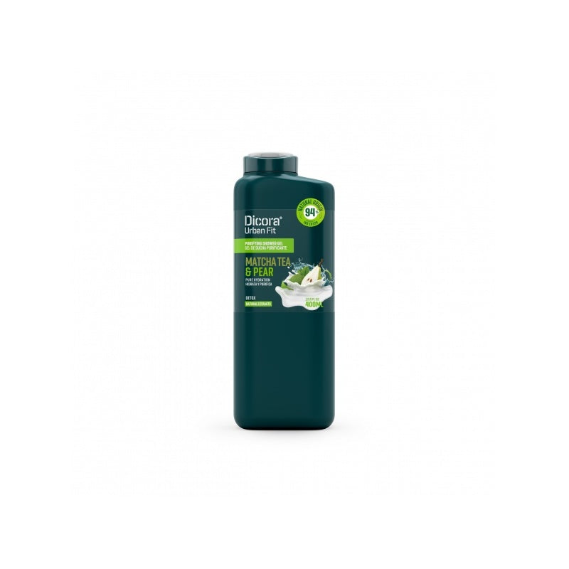 Dicora Urban Fit Detox Matcha Tea & Pear Shower Gel - 400ml | ديكورا شاور جل بالشاي الاخضر و الكمثرى - 400 مل