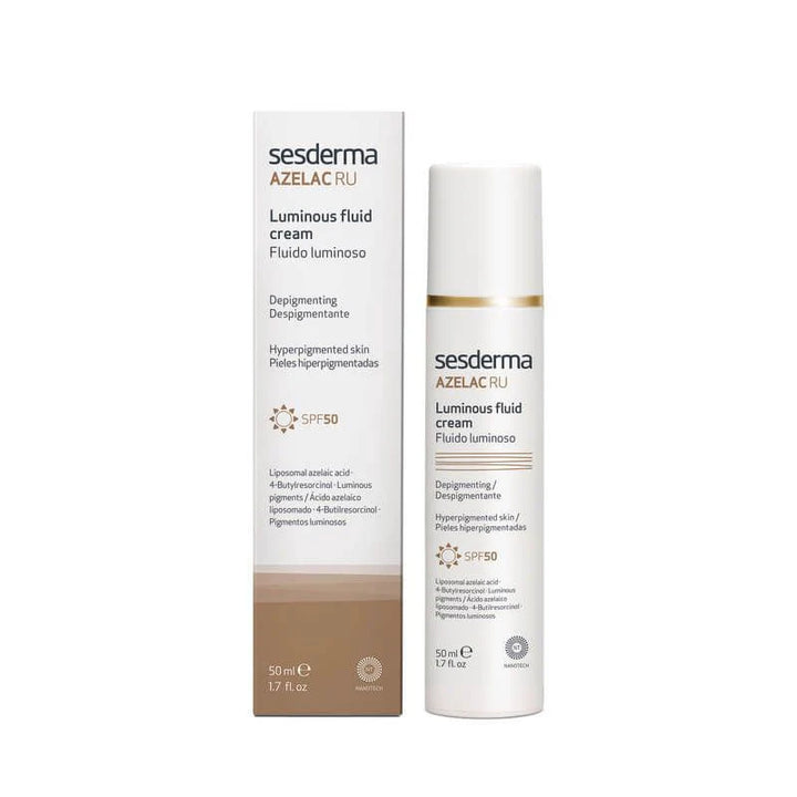 Sesderma Azelac Ru Luminous Fluid Cream - 50ml | سيسديرما كريم لعلاج التصبغات ولتفتيح البشرة - 50 مل