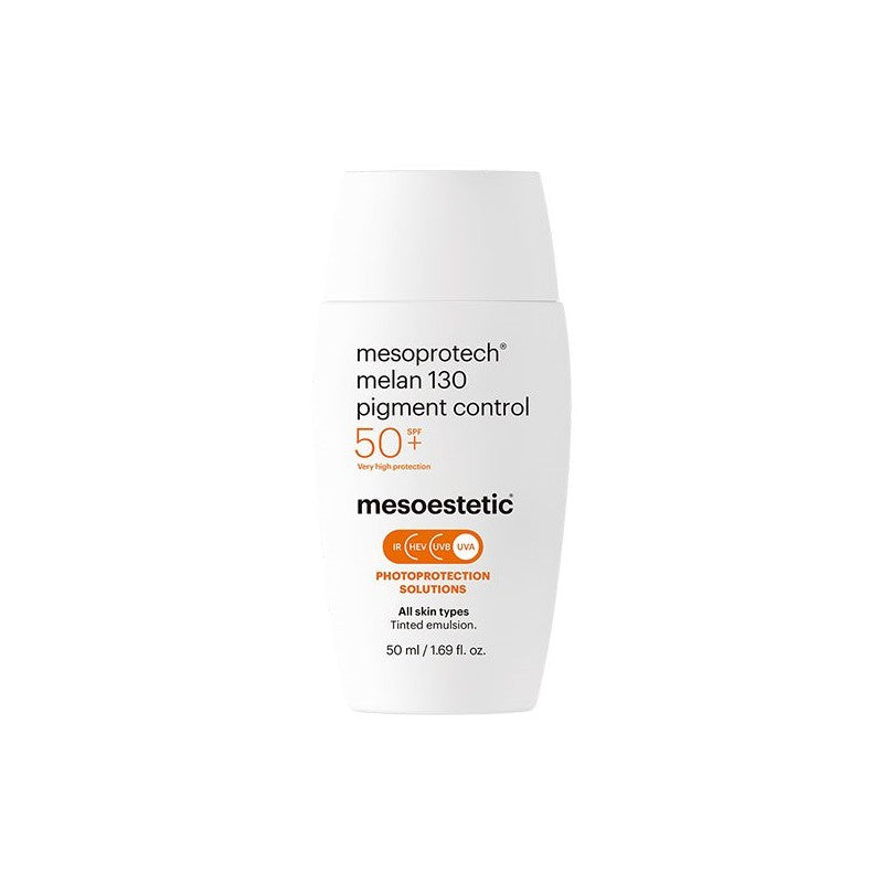 Mesoestetic Melan 130 Pigment Control SPF 50+ - 50ml | ميسوستيتيك ملمع حماية من الشمس ملون SPF 50 - 50مل #1