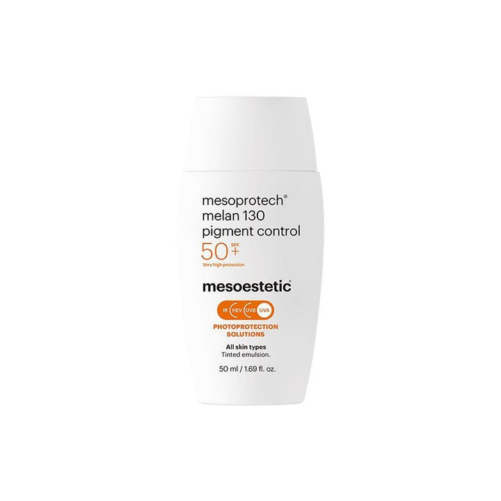 Mesoestetic Melan 130 Pigment Control SPF 50+ - 50ml | ميسوستيتيك ملمع حماية من الشمس ملون SPF 50 - 50مل #1