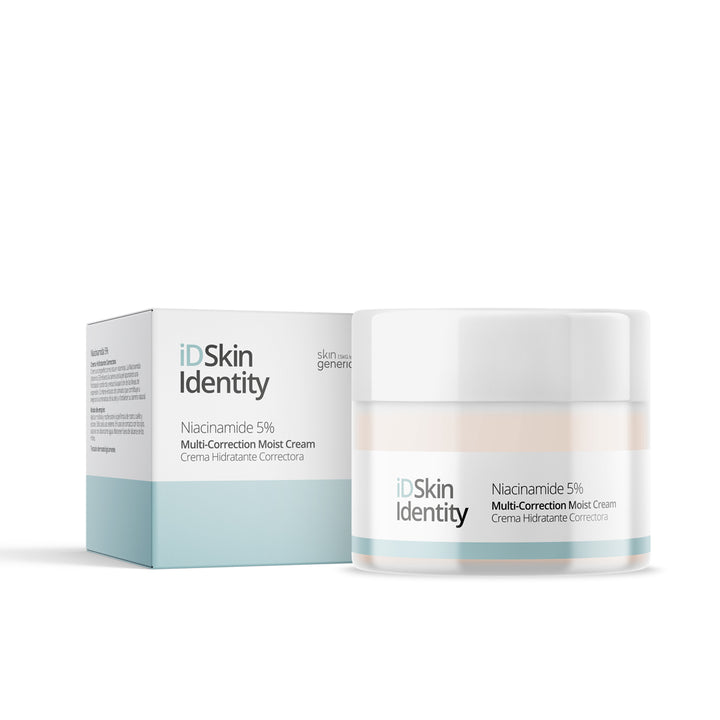 iD Skin Identity 5% Niacinamide Correcting - 50ml | اي دي سكين كريم كريم مرطب متعدد الفوائد لإصلاح البشرة - نياسيناميد 5%- 50 مل