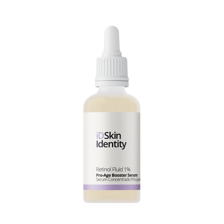 iD Skin Identity Serum Retinol Fluid 1 % - 30ml | اي دي سكين سيروم مُعزَّر بمضادات فعالة لشيخوخة البشرة - الريتينول السائل 1% - 30 مل