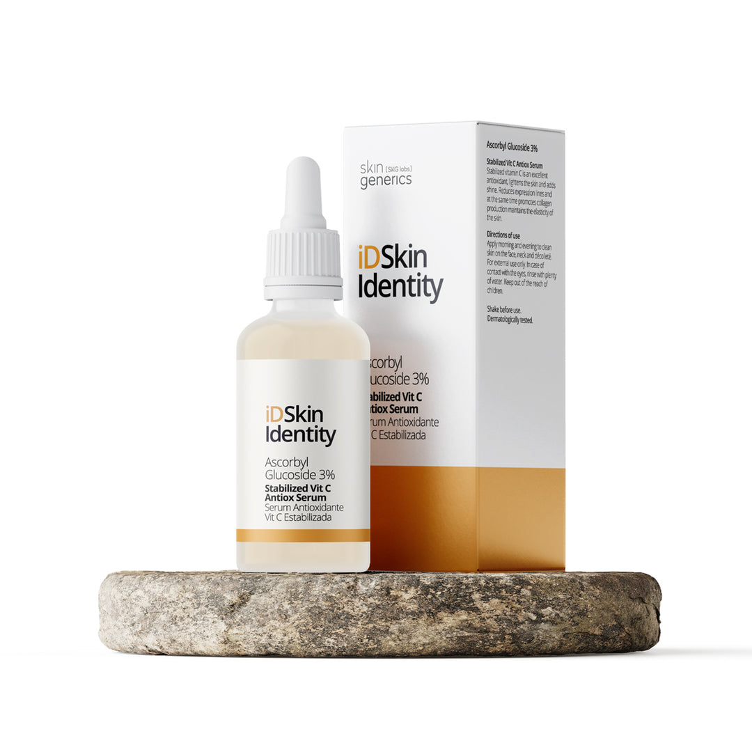 iD Skin Identity Vitamin C Ascorbly Glucoside 3% - 30ml | اي دي سكين سيروم فيتامين C المضاد للأكسدة - أسكوربيل جلوكوزيد 3% - 30 مل