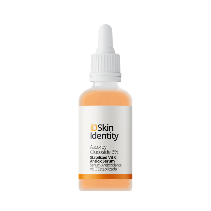 iD Skin Identity Vitamin C Ascorbly Glucoside 3% - 30ml | اي دي سكين سيروم فيتامين C المضاد للأكسدة - أسكوربيل جلوكوزيد 3% - 30 مل