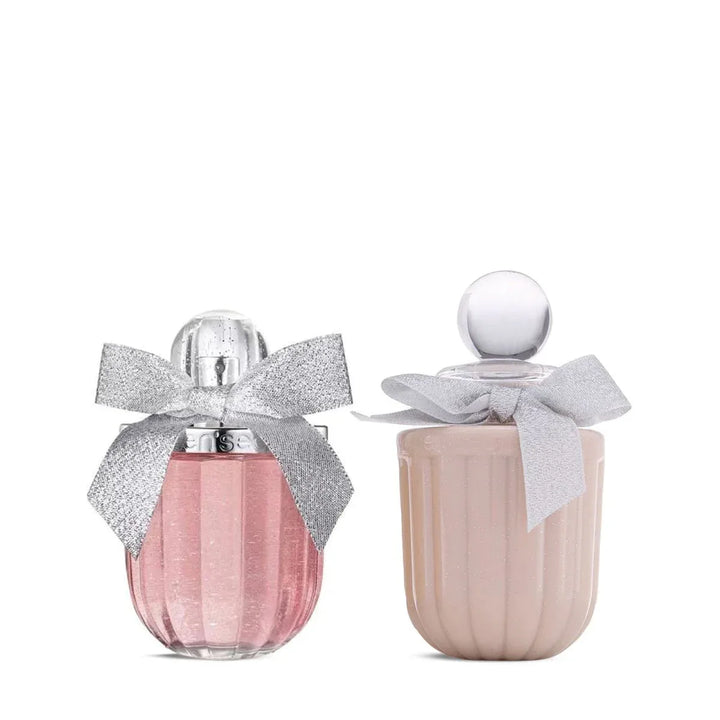 women secret beauty Set  Rose Seduction  | وومن سيكريت سيت عطر روز سيديوكشن مع لوشن للجسم -