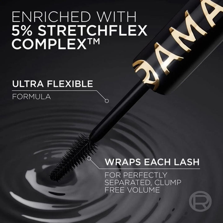 L’Oreal Paris Volume Million Lashes Panorama Mascara, All Night Black - 9.9ml | لوريال ماسكارا بانوراما فوليوم أسود مكثف - 9.9 مل -