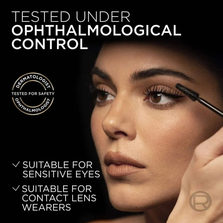 L’Oreal Paris Volume Million Lashes Panorama Mascara, All Night Black - 9.9ml | لوريال ماسكارا بانوراما فوليوم أسود مكثف - 9.9 مل -