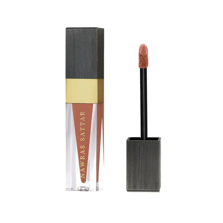 Nawras Sattar Velvety Matte Finish - 5g |نورس ستار أحمر الشفاه بالتأثير المات - 5 غ
