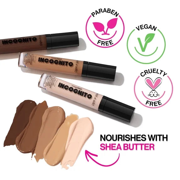 wet n wild MEGALAST INCOGNITO ALL-DAY FULL COVERAGE CONCEALER - 5.5ml | ويت ان وايلد كونسيلر بتغطية عالية يدوم طوال اليوم - 5.5 مل