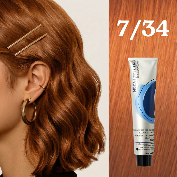 Elgon Moda&styling Haircolor Strongly Pigmented Hair Color - 125ml | ايلكون صبغة شعر مودا ستايلنج - 125مل