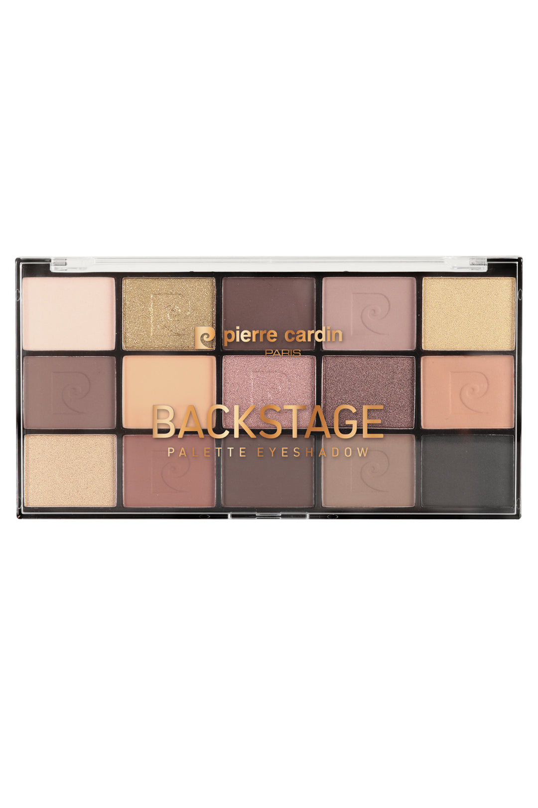 Pierre Cardin Backstage Eyeshadow Palette - 15 Pcs X - 1.10g | بيير كاردان باليت اي شادو باك ستيج - 15 *1.10 غ