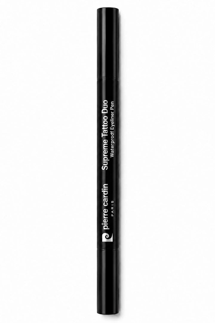 Pierre Cardin Supreme Tattoo Duo Waterproof Eyeliner Pen - 0.40ml | بيير كاردان قلم تحديد العيون ضد الماء مزدوج الطرفين - 0.40 مل