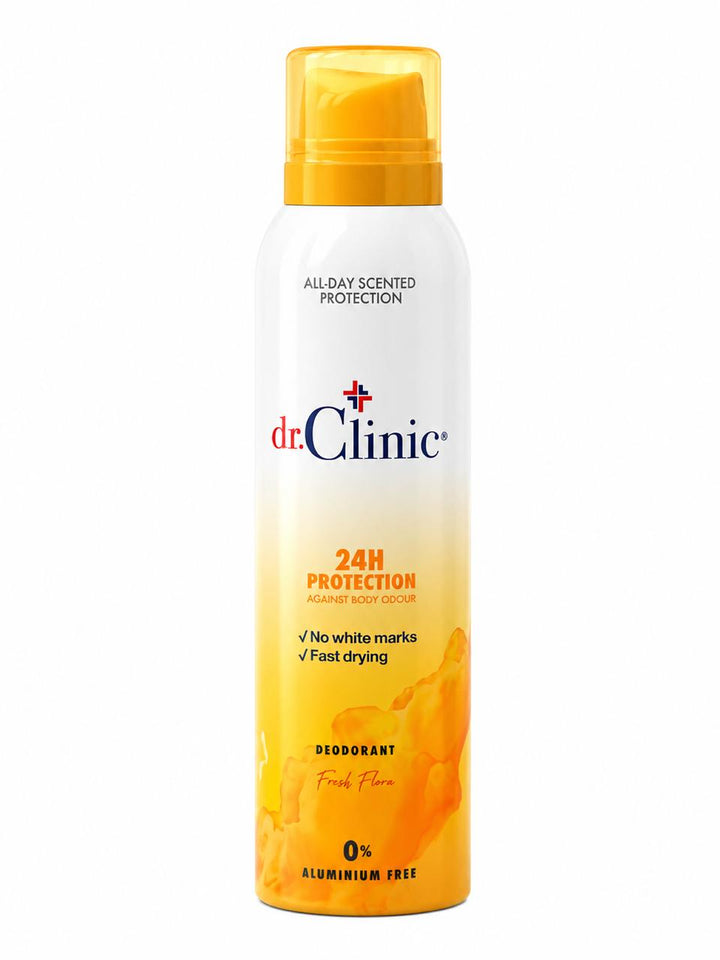 dr.Clinic 24H Protection Deodorant - 200ml | دكتور كلينك بخاخ مزيل تعرق - 200 مل