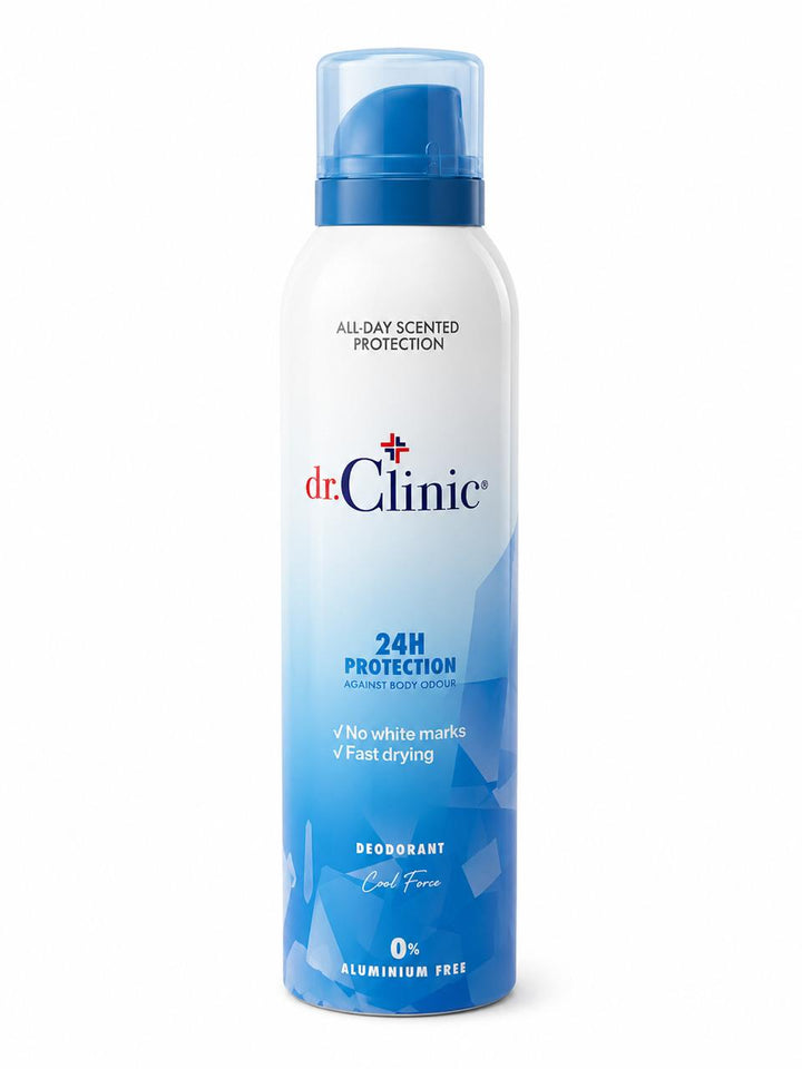 dr.Clinic 24H Protection Deodorant - 200ml | دكتور كلينك بخاخ مزيل تعرق - 200 مل