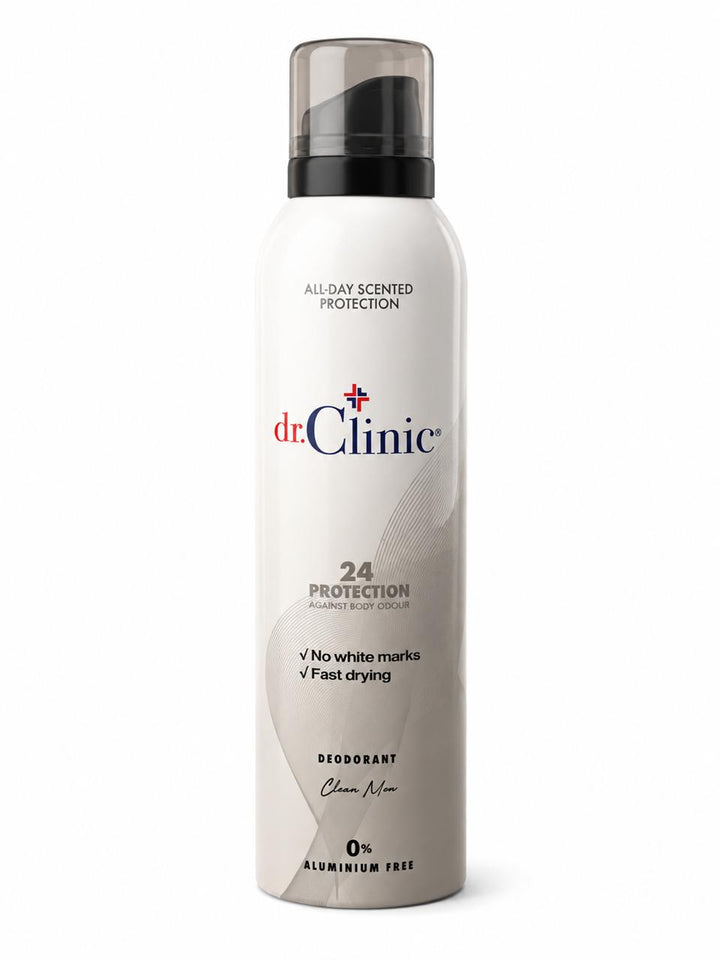 dr.Clinic 24H Protection Deodorant - 200ml | دكتور كلينك بخاخ مزيل تعرق - 200 مل